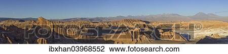 "Panorama, Valle de la Luna or Valley of the Moon in the evening light, San Pedro de Atacama, Antofagasta Region, Chile, South America" View Large Photo Image Stock Image - "Panorama, Valle de la Luna or Valley of the Moon in the evening light, San Pedro de Atacama, Antofagasta Region, Chile, South America". Fotosearch