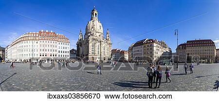 "Panoramic view, Neumarkt square with Frauenkirche church, historic centre, Dresden, Saxony, Germany, Europe" View Large Photo Image Stock Image - "Panoramic view, Neumarkt square with Frauenkirche church, historic centre, Dresden, Saxony, Germany, Europe". Fotosearch