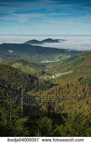 "Panoramic view of the Murgtal valley, Black Forest, Baden-Wurttemberg, Germany, Europe" View Large Photo Image Stock Photo - "Panoramic view of the Murgtal valley, Black Forest, Baden-Wurttemberg, Germany, Europe". Fotosearch