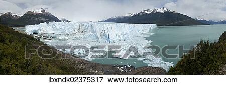 "Panoramic view of the Perito Moreno Glacier, Lago Argentino, Santa Cruz region, Patagonia, Argentina, South America, Latin America, America, South America" View Large Photo Image Stock Photo - "Panoramic view of the Perito Moreno Glacier, Lago Argentino, Santa Cruz region, Patagonia, Argentina, South America, Latin America, America, South America". Fotosearch