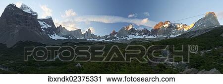 "Panoramic view of the red-coloured mountains in the valley of the Cordillera del Paine mountains, French Valley, Torres del Paine National Park, Magallanes Region, Patagonia, Chile, South America, Latin America, America, South America" View Large Photo Image Stock Image - "Panoramic view of the red-coloured mountains in the valley of the Cordillera del Paine mountains, French Valley, Torres del Paine National Park, Magallanes Region, Patagonia, Chile, South America, Latin America, America, South America". Fotosearch