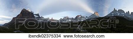 "Panoramic view of the valley of the Cordillera del Paine mountains, French Valley, Torres del Paine National Park, Magallanes Region, Patagonia, Chile, South America, Latin America, America, South America" View Large Photo Image Picture - "Panoramic view of the valley of the Cordillera del Paine mountains, French Valley, Torres del Paine National Park, Magallanes Region, Patagonia, Chile, South America, Latin America, America, South America". Fotosearch
