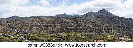 "Panoramic view, plantations near Santiago del Teide, volcanic landscape, Tenerife, Canary Islands, Spain, Europe" View Large Photo Image Stock Photography - "Panoramic view, plantations near Santiago del Teide, volcanic landscape, Tenerife, Canary Islands, Spain, Europe". Fotosearch