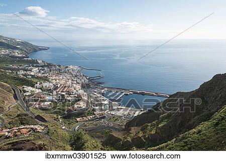 "Panoramic view, Santa Cruz de La Palma, La Palma, Canary Islands, Spain, Europe" View Large Photo Image Stock Photography - "Panoramic view, Santa Cruz de La Palma, La Palma, Canary Islands, Spain, Europe". Fotosearch