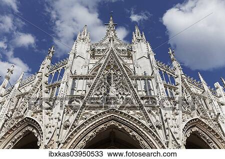 "Parish Church of Saint-Maclou, Flamboyant style of Gothic architecture, Rouen, Seine-Maritime, Upper Normandy, France, Europe" View Large Photo Image Stock Image - "Parish Church of Saint-Maclou, Flamboyant style of Gothic architecture, Rouen, Seine-Maritime, Upper Normandy, France, Europe". Fotosearch