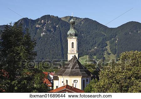 "Parish Church of St. Jakob in Lenggries and Brauneck, Upper Bavaria, Bavaria, Germany, Europe" View Large Photo Image Picture - "Parish Church of St. Jakob in Lenggries and Brauneck, Upper Bavaria, Bavaria, Germany, Europe". Fotosearch