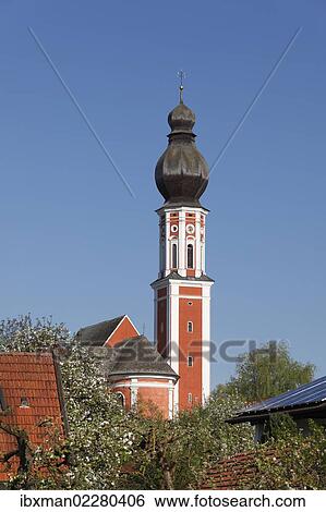 "Parish Church of St. Martin in Hechenwang, municipality of Windach, Five Lakes region, Upper Bavaria, Bavaria, Germany, Europe, PublicGround, Europe" View Large Photo Image Stock Photograph - "Parish Church of St. Martin in Hechenwang, municipality of Windach, Five Lakes region, Upper Bavaria, Bavaria, Germany, Europe, PublicGround, Europe". Fotosearch