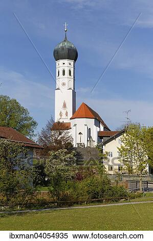 "Parish of the Assumption, Munsing, Upper Bavaria, Bavaria, Germany, Europe" View Large Photo Image Stock Photography - "Parish of the Assumption, Munsing, Upper Bavaria, Bavaria, Germany, Europe". Fotosearch