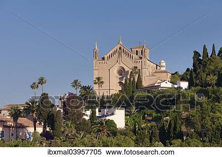 "Parish Transfiguracio del senyor on Calvary hill, Arta, Majorca, Balearic Islands, Spain, Europe" View Large Photo Image Stock Photography - "Parish Transfiguracio del senyor on Calvary hill, Arta, Majorca, Balearic Islands, Spain, Europe". Fotosearch
