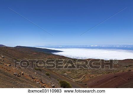 "Parque Nacional de las Canadas del Teide, Teide National Park, UNESCO World Natural Heritage Site, with views towards the Atlantic Ocean, Aguamansa, Tenerife, Canary Islands, Spain, Europe" View Large Photo Image Stock Image - "Parque Nacional de las Canadas del Teide, Teide National Park, UNESCO World Natural Heritage Site, with views towards the Atlantic Ocean, Aguamansa, Tenerife, Canary Islands, Spain, Europe". Fotosearch