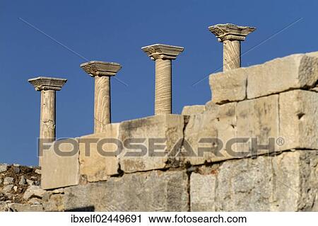 Stock Image - "Part of St. John's Basilica, Ephesus, Efes, Selcuk, Turkey, Asia". Fotosearch