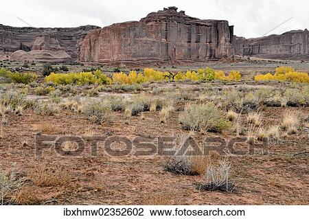 "Partial view the The Great Wall, rock formation of red sandstone, Arches National Park, Moab, Utah, USA" View Large Photo Image Stock Image - "Partial view the The Great Wall, rock formation of red sandstone, Arches National Park, Moab, Utah, USA". Fotosearch