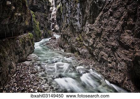 "Partnach Gorge, Upper Bavaria, Bavaria, Germany, Europe" View Large Photo Image Stock Image - "Partnach Gorge, Upper Bavaria, Bavaria, Germany, Europe". Fotosearch