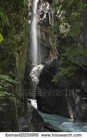 "Partnachklamm gorge, Partnach river, Garmisch-Partenkirchen, Werdenfelser Land region, Wetterstein range, Upper Bavaria, Bavaria, Germany, Europe" View Large Photo Image Stock Photography - "Partnachklamm gorge, Partnach river, Garmisch-Partenkirchen, Werdenfelser Land region, Wetterstein range, Upper Bavaria, Bavaria, Germany, Europe". Fotosearch