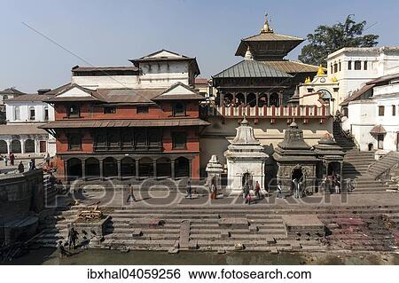 "Pashupathinath Temple, in front Ghat for royal cremations, river Bagmati, Pashupatinath, Kathmandu, UNESCO World Heritage Site, Nepal, Asia" View Large Photo Image Stock Photograph - "Pashupathinath Temple, in front Ghat for royal cremations, river Bagmati, Pashupatinath, Kathmandu, UNESCO World Heritage Site, Nepal, Asia". Fotosearch
