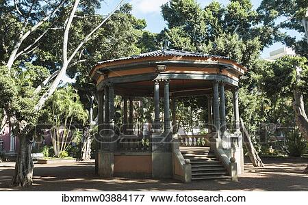 "Pavilion in the Parque de Principe de Asturias, Santa Cruz, Tenerife, Canary Islands, Spain, Europe" View Large Photo Image Stock Photo - "Pavilion in the Parque de Principe de Asturias, Santa Cruz, Tenerife, Canary Islands, Spain, Europe". Fotosearch