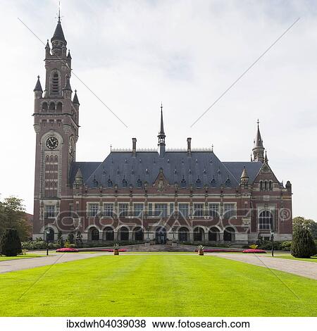 "Peace Palace, International Court of Justice of the United Nations, The Hague, Holland, The Netherlands, Europe" View Large Photo Image Stock Photo - "Peace Palace, International Court of Justice of the United Nations, The Hague, Holland, The Netherlands, Europe". Fotosearch