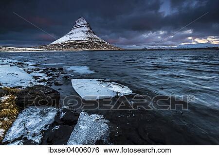 "Peak of Kirkjufell with Kirkjufell river, Kirkjufell, Snaefellsnes peninsula, Iceland, Europe" View Large Photo Image Stock Photograph - "Peak of Kirkjufell with Kirkjufell river, Kirkjufell, Snaefellsnes peninsula, Iceland, Europe". Fotosearch