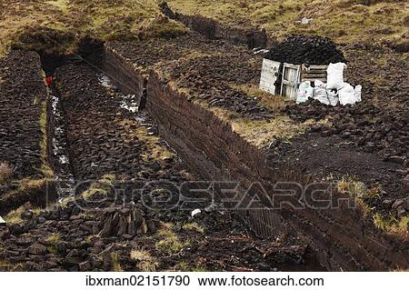 "Peat cutting, Glencolumbcille, or Glencolumbkille, County Donegal, Ireland, Europe, PublicGround, Europe" View Large Photo Image Stock Image - "Peat cutting, Glencolumbcille, or Glencolumbkille, County Donegal, Ireland, Europe, PublicGround, Europe". Fotosearch