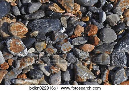 Pebbles on the beach View Large Photo Image Stock Photo - Pebbles on the beach. Fotosearch