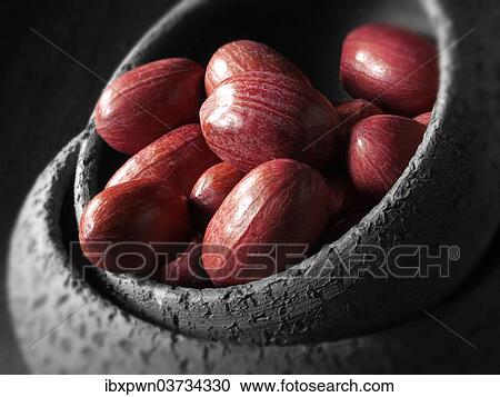 Stock Image - Pecan nuts. Fotosearch
