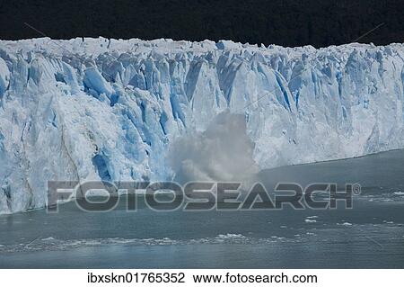 "Perito Moreno Glacier calving into Lago Argentino, Parque Nacional Los Glaciares, Los Glaciares National Park, Patagonia, Argentina, South America" View Large Photo Image Stock Image - "Perito Moreno Glacier calving into Lago Argentino, Parque Nacional Los Glaciares, Los Glaciares National Park, Patagonia, Argentina, South America". Fotosearch