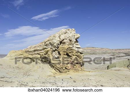 Stock Photograph - "Petrified forest Bosque Petrificado National Monument, Sarmiento, Chubut, Argentina, South America". Fotosearch