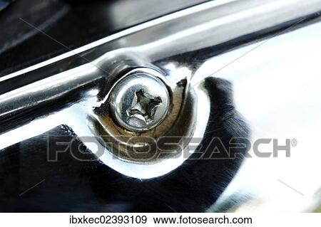 Stock Photo - "Phillips head screw, closeup". Fotosearch