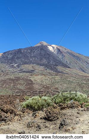 "Pico del Teide, 3718 m, view from the Mirador Azulejos II viewpoint of the volcanic landscape of Las Canadas, Teide National Park, UNESCO World Heritage Site, Tenerife, Canary Islands, Spain, Europe" View Large Photo Image Picture - "Pico del Teide, 3718 m, view from the Mirador Azulejos II viewpoint of the volcanic landscape of Las Canadas, Teide National Park, UNESCO World Heritage Site, Tenerife, Canary Islands, Spain, Europe". Fotosearch