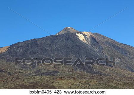 "Pico del Teide, 3718 m, view from the Mirador Azulejos II viewpoint of the volcanic landscape of Las Canadas, Teide National Park, UNESCO World Heritage Site, Tenerife, Canary Islands, Spain, Europe" View Large Photo Image Stock Image - "Pico del Teide, 3718 m, view from the Mirador Azulejos II viewpoint of the volcanic landscape of Las Canadas, Teide National Park, UNESCO World Heritage Site, Tenerife, Canary Islands, Spain, Europe". Fotosearch