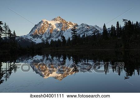 "Picture Lake and Mount Shuksan in the Northern Cascades, Rockport, Washington, United States, North America" View Large Photo Image Stock Image - "Picture Lake and Mount Shuksan in the Northern Cascades, Rockport, Washington, United States, North America". Fotosearch