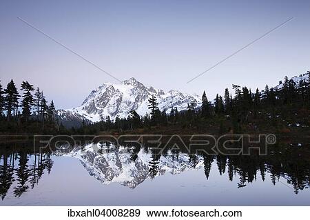 "Picture Lake and Mount Shuksan in the Northern Cascades, Cascade Range, Rockport, Washington, United States, North America" View Large Photo Image Stock Photo - "Picture Lake and Mount Shuksan in the Northern Cascades, Cascade Range, Rockport, Washington, United States, North America". Fotosearch