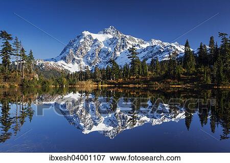 "Picture Lake and Mount Shuksan in the Northern Cascades, Rockport, Washington, United States, North America" View Large Photo Image Stock Photo - "Picture Lake and Mount Shuksan in the Northern Cascades, Rockport, Washington, United States, North America". Fotosearch