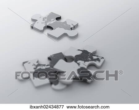 Pieces of a puzzle with maps of Europe and the USA View Large Photo Image Stock Photo - Pieces of a puzzle with maps of Europe and the USA. Fotosearch