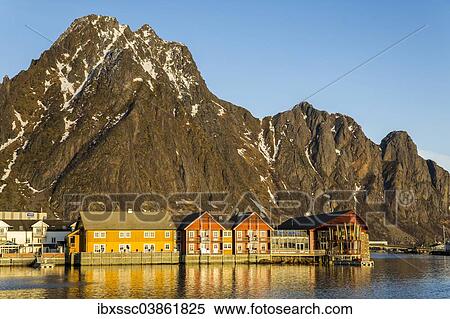"Pier in the harbour of Svolvaer, Austvagoy or Austvagoya, Lofoten, Norway, Europe" View Large Photo Image Stock Photography - "Pier in the harbour of Svolvaer, Austvagoy or Austvagoya, Lofoten, Norway, Europe". Fotosearch