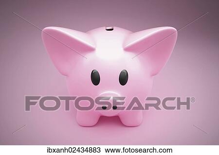 Stock Image - Piggy bank. Fotosearch