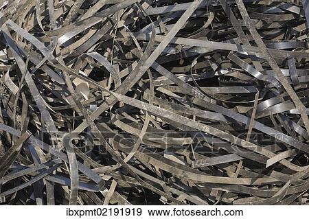 "Pile of discarded metal straps at a scrap metal recycling centre, Quebec, Canada, North America" View Large Photo Image Stock Photo - "Pile of discarded metal straps at a scrap metal recycling centre, Quebec, Canada, North America". Fotosearch
