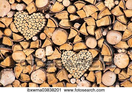 "Pile of wood with wooden hearts, Tyrol, Austria, Europe" View Large Photo Image Stock Image - "Pile of wood with wooden hearts, Tyrol, Austria, Europe". Fotosearch