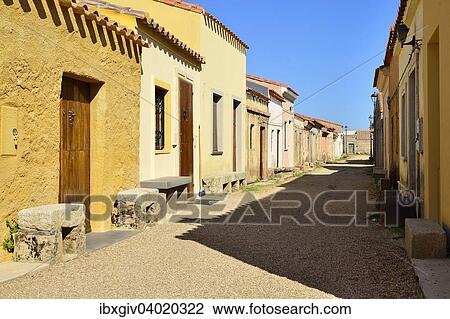 "Pilgrim house in the pilgrimage village of San Salvatore di Sinis, Cabras, Oristano Province, Sardinia, Italy, Europe" View Large Photo Image Stock Image - "Pilgrim house in the pilgrimage village of San Salvatore di Sinis, Cabras, Oristano Province, Sardinia, Italy, Europe". Fotosearch