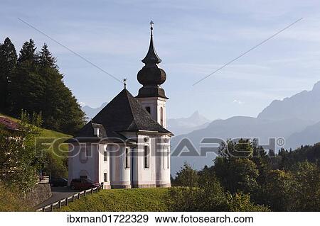 "Pilgrimage church of Maria Gern in Berchtesgaden, Berchtesgadener Land, Upper Bavaria, Bavaria, Germany, Europe" View Large Photo Image Stock Photo - "Pilgrimage church of Maria Gern in Berchtesgaden, Berchtesgadener Land, Upper Bavaria, Bavaria, Germany, Europe". Fotosearch