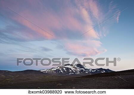 "Pink coloured clouds over Mt Snaefell, evening atmosphere, Eastern Highlands, Iceland, Europe" View Large Photo Image Stock Image - "Pink coloured clouds over Mt Snaefell, evening atmosphere, Eastern Highlands, Iceland, Europe". Fotosearch