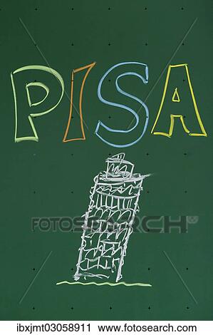 "PISA"""" written with chalk on a blackboard, Germany, Europe" View Large Photo Image Stock Image - "PISA"""" written with chalk on a blackboard, Germany, Europe". Fotosearch