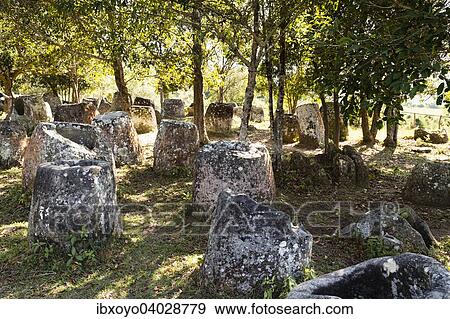 "Plain of Jars, Site 3, Phonsavanh, Ban Hai, Xiangkhouang, Laos, Asia" View Large Photo Image Stock Photo - "Plain of Jars, Site 3, Phonsavanh, Ban Hai, Xiangkhouang, Laos, Asia". Fotosearch