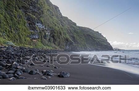 "Playa Peligrosa, beach with black sand and cliffs, La Palma, Canary Islands, Spain, Europe" View Large Photo Image Stock Image - "Playa Peligrosa, beach with black sand and cliffs, La Palma, Canary Islands, Spain, Europe". Fotosearch