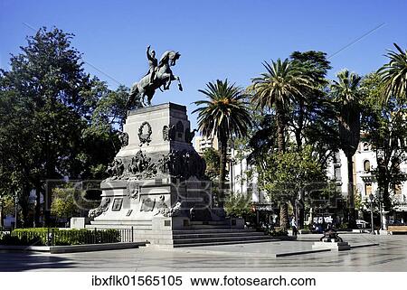 "Plaza San Martin square with equestrian statue, Cordoba, Argentina, South America" View Large Photo Image Stock Photography - "Plaza San Martin square with equestrian statue, Cordoba, Argentina, South America". Fotosearch