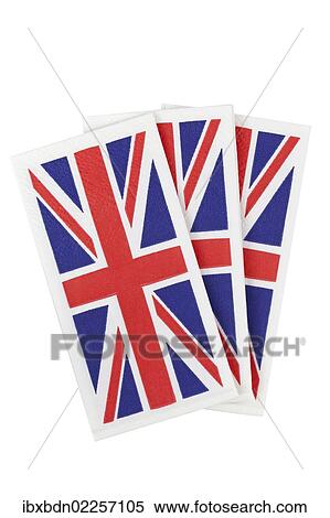 Stock Photography - Pocket tissues with Union Jack design. Fotosearch