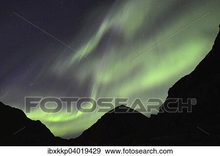 "Polar light in Lofoten, Norway, Europe" View Large Photo Image Stock Photo - "Polar light in Lofoten, Norway, Europe". Fotosearch