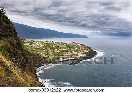 "Ponta Delgada viewed from cliff coast, Vicente, Boaventura, Madeira, Portugal, Europe" View Large Photo Image Stock Image - "Ponta Delgada viewed from cliff coast, Vicente, Boaventura, Madeira, Portugal, Europe". Fotosearch