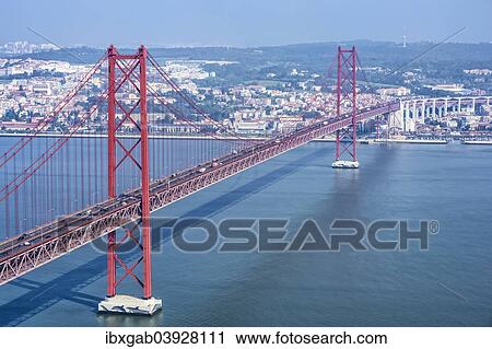 "Ponte 25 de Abril, 25th of April Bridge, Tagus river, Lisbon, Lisbon District, Lisboa Region, Portugal, Europe" View Large Photo Image Stock Image - "Ponte 25 de Abril, 25th of April Bridge, Tagus river, Lisbon, Lisbon District, Lisboa Region, Portugal, Europe". Fotosearch