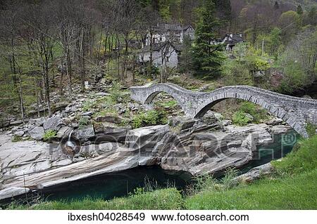 "Ponte dei Salti, 17th century, Verzasca River, Lavertezzo, Verzasca Valley, Canton of Ticino, Switzerland, Europe" View Large Photo Image Stock Photo - "Ponte dei Salti, 17th century, Verzasca River, Lavertezzo, Verzasca Valley, Canton of Ticino, Switzerland, Europe". Fotosearch